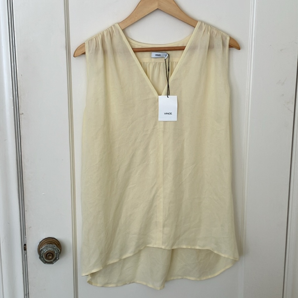 NEW! Vince Silk Sleeveless Top size XL